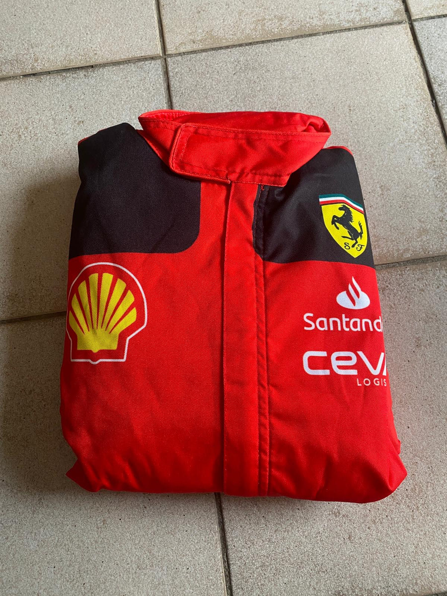 Customer wearing Sonic Racewear suit