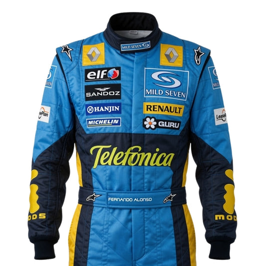 Fernando Alonso 2005 Formula 1 Suit Replica