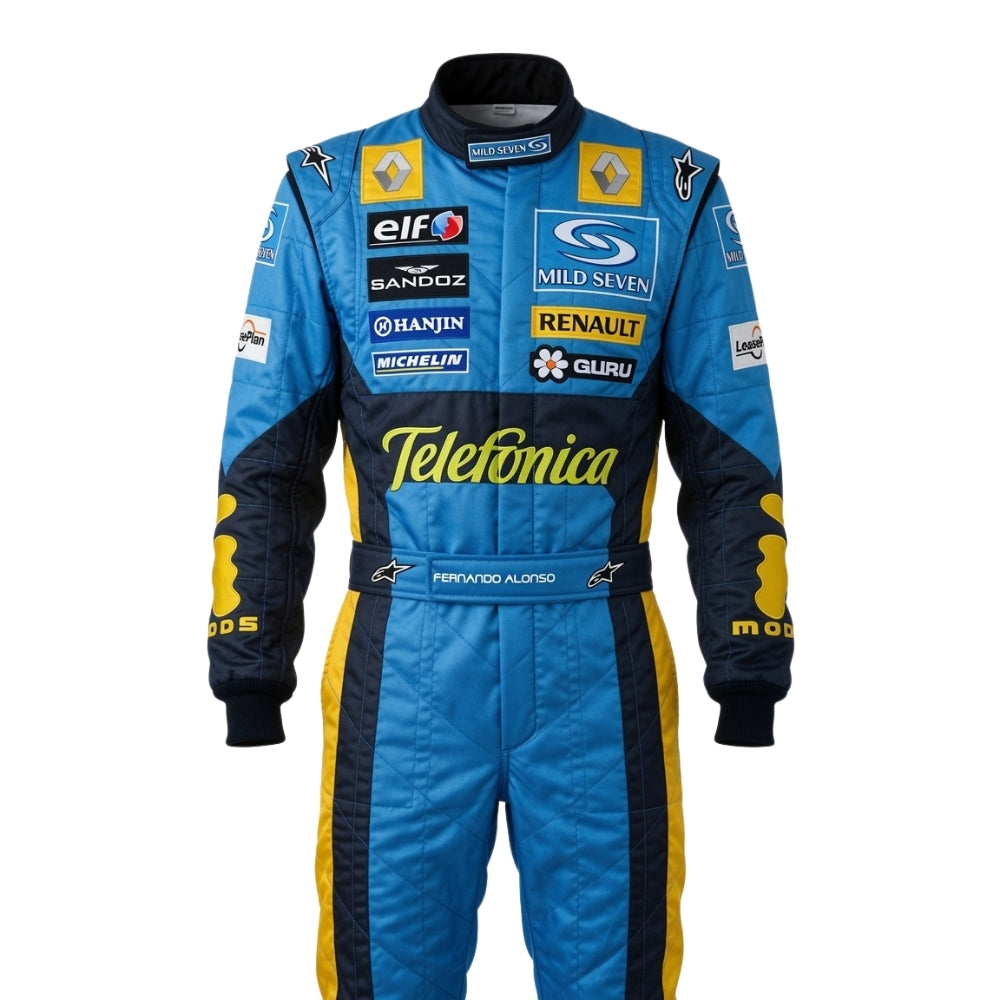 Fernando Alonso 2005 Formula 1 Suit Replica