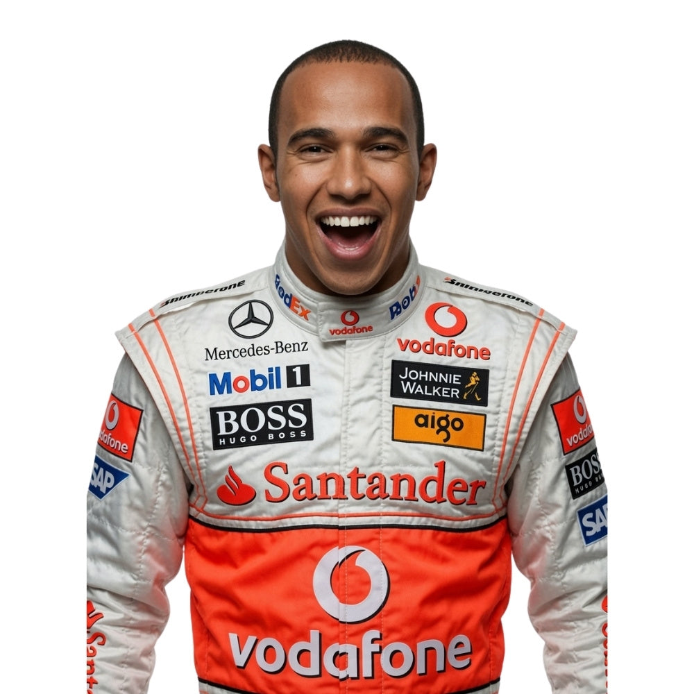 Lewis Hamilton Embroidery F1 Race Suit 2008
