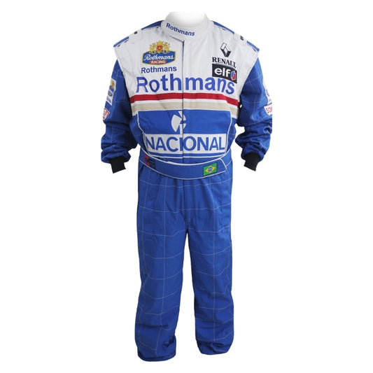 Ayrton Senna F1 Embroidered Racing Suit