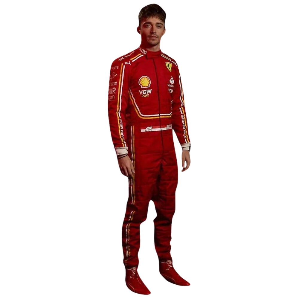 Charles Leclerc 2024 Go Kart Racing Suit
