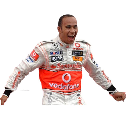 Lewis Hamilton Embroidery F1 Race Suit 2008
